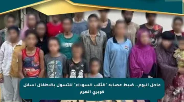 عاجل اليوم.. ضبط عصابة “الثقب السوداء” للتسول بالأطفال أسفل كوبري الهرم